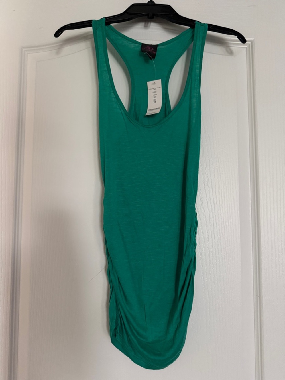 2B Bebe Emerald Green Racerback Tank